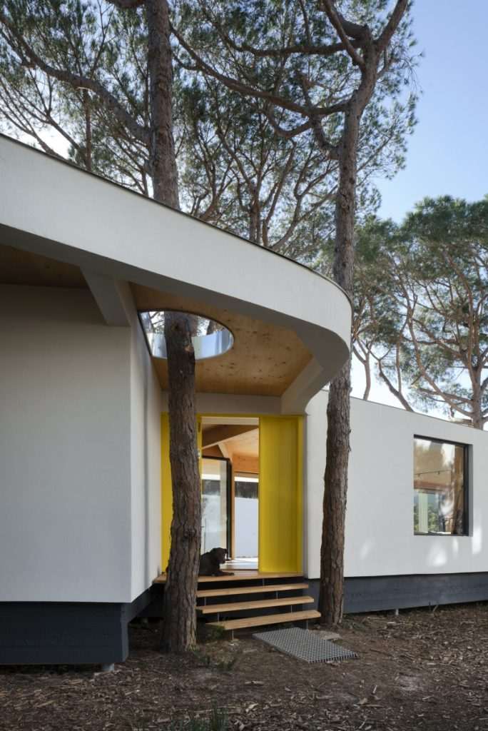 Pinola Casa Pinola Chiclana CLT Casa Pinola arquitectura Chiclana Pinola House interior madera Vivienda Pinola Cádiz arquitectura Casa bioclimática
