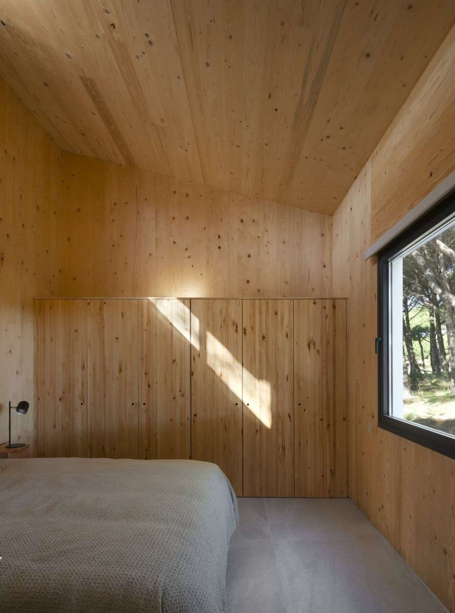 Pinola Casa Pinola Chiclana CLT Casa Pinola arquitectura Chiclana Pinola House interior madera Vivienda Pinola Cádiz arquitectura Casa bioclimática