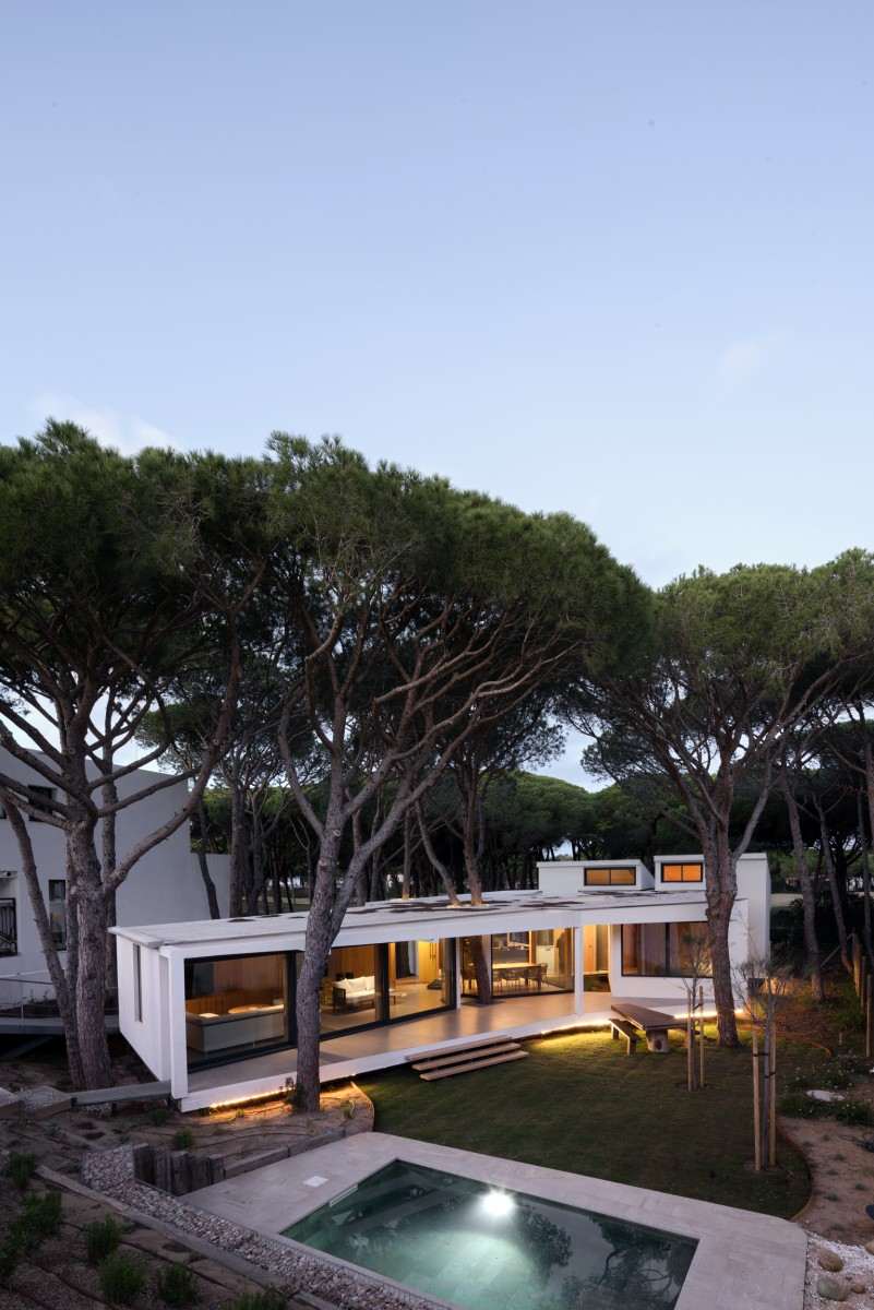 Pinola Casa Pinola Chiclana CLT Casa Pinola arquitectura Chiclana Pinola House interior madera Vivienda Pinola Cádiz arquitectura Casa bioclimática